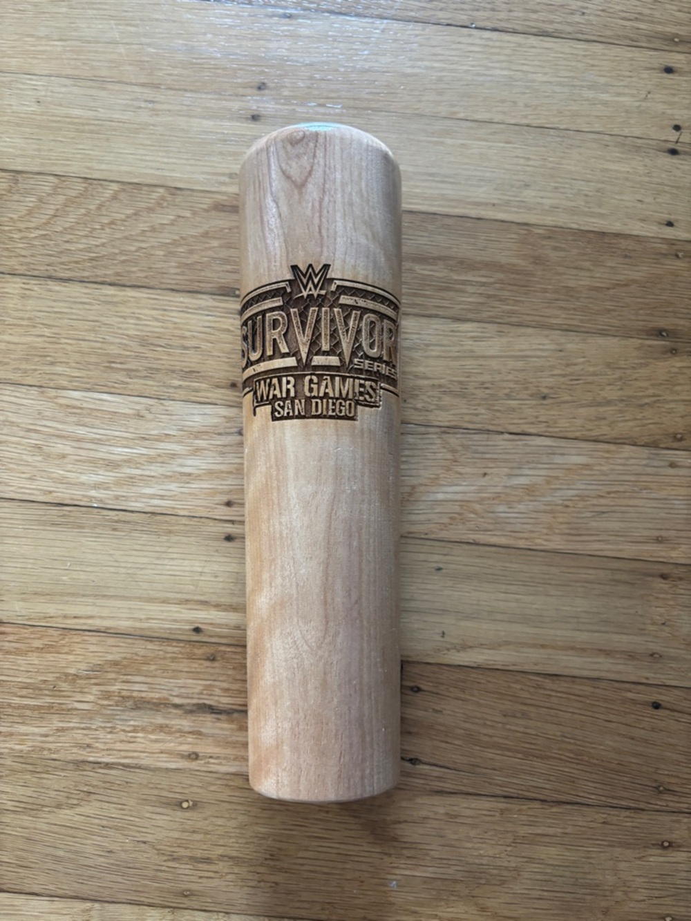 WWE 2025 Survivor Series War Games Wooden Bat Cup
